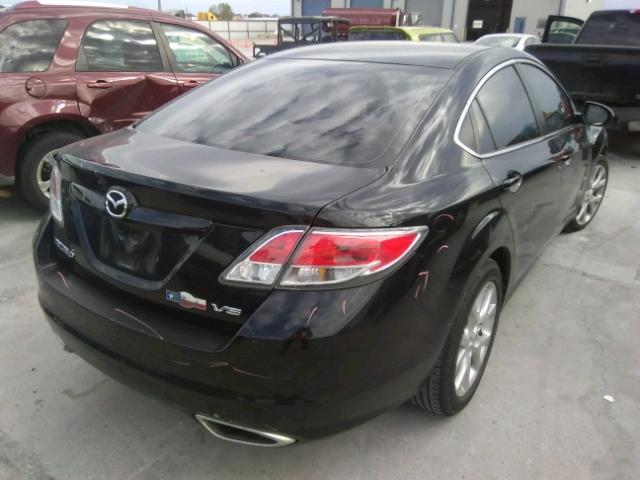 1YVHZ8CB4A5M41780 - 2010 MAZDA 6 S BLACK photo 4