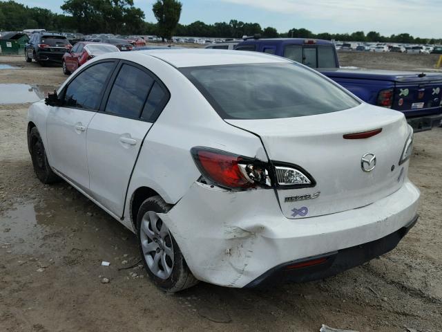 JM1BL1UF8B1421403 - 2011 MAZDA 3 I WHITE photo 3