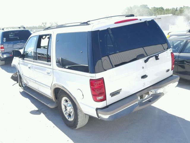 1FMRU17W82LA52341 - 2002 FORD EXPEDITION WHITE photo 3