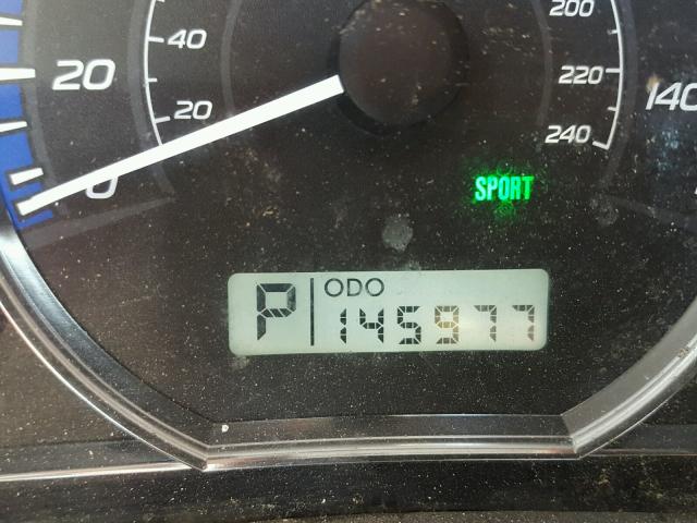 JF2SH6AC7AH711874 - 2010 SUBARU FORESTER 2 BLUE photo 8