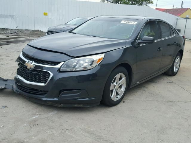 1G11B5SL2EF242157 - 2014 CHEVROLET MALIBU LS GRAY photo 2