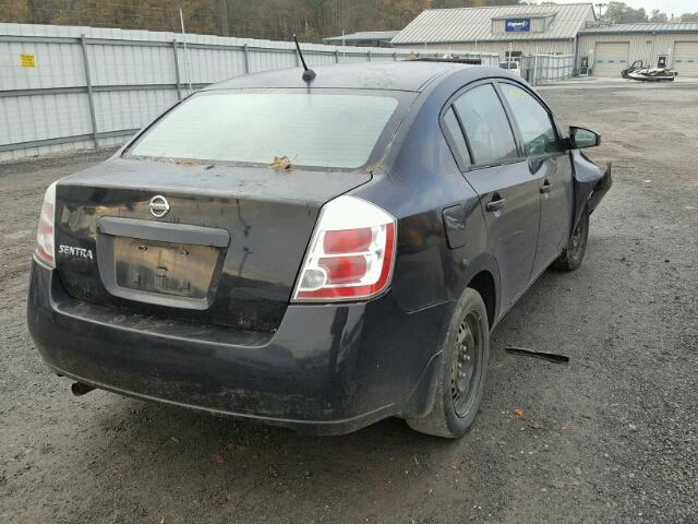 3N1AB61E88L679108 - 2008 NISSAN SENTRA 2.0 BLACK photo 4