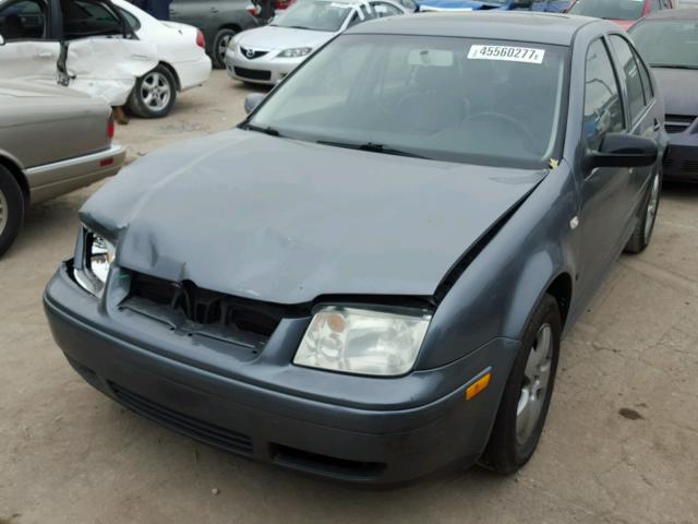 3VWSK69M13M109254 - 2003 VOLKSWAGEN JETTA GRAY photo 2