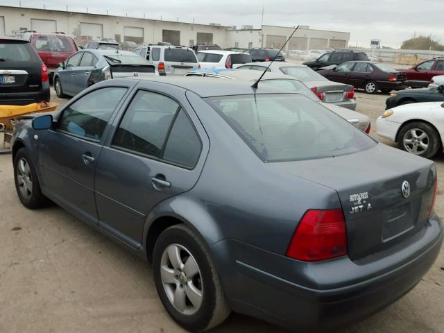 3VWSK69M13M109254 - 2003 VOLKSWAGEN JETTA GRAY photo 3