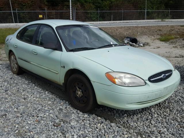 1FAFP5223YA178353 - 2000 FORD TAURUS LX GREEN photo 1