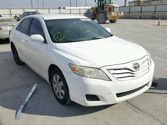 4T4BF3EK6AR019828 - 2010 TOYOTA CAMRY BASE WHITE photo 1