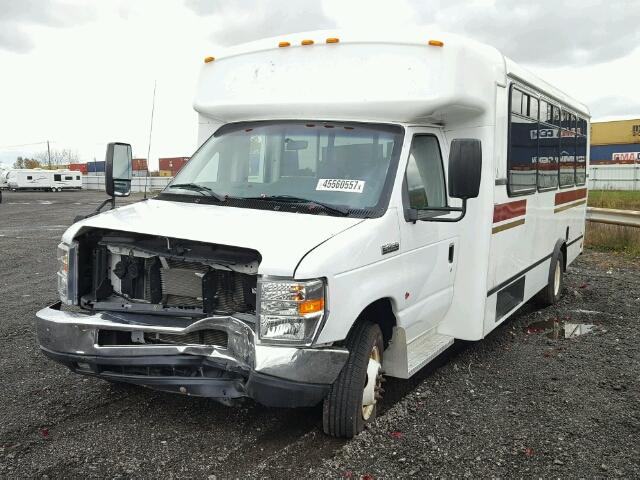 1FDFE4FS4DDB36430 - 2013 FORD ECONOLINE WHITE photo 2