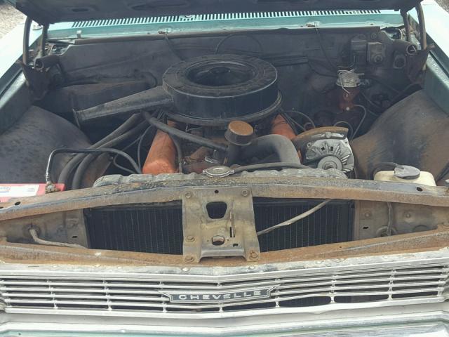 136696Z121016 - 1966 CHEVROLET CHEVELLE GREEN photo 7