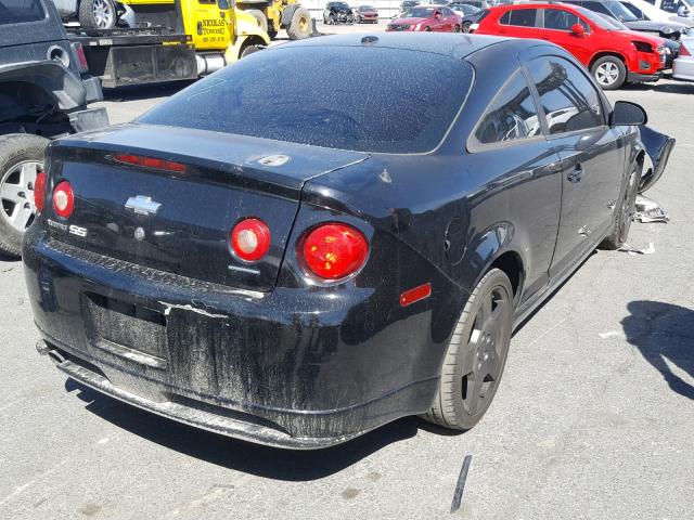 1G1AP18P677326547 - 2007 CHEVROLET COBALT SS BLACK photo 4