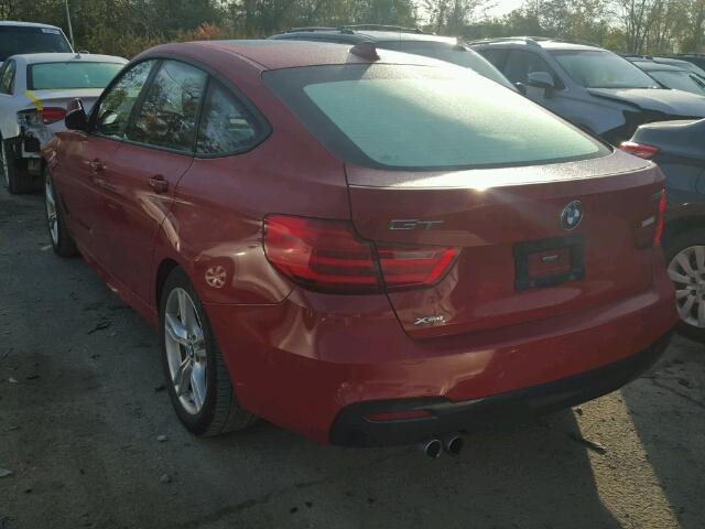 WBA3X5C5XED559761 - 2014 BMW 328 XIGT RED photo 3