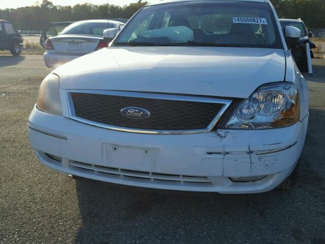 1FAFP27196G147620 - 2006 FORD FIVE HUNDR WHITE photo 9