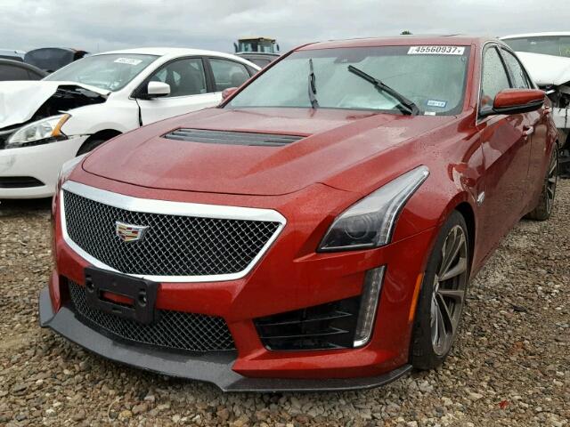 1G6A15S60G0190850 - 2016 CADILLAC CTS-V RED photo 2