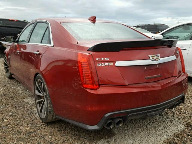 1G6A15S60G0190850 - 2016 CADILLAC CTS-V RED photo 3