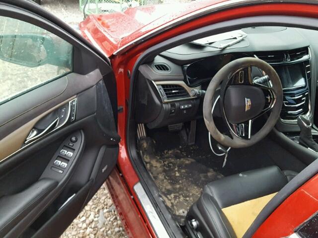 1G6A15S60G0190850 - 2016 CADILLAC CTS-V RED photo 9