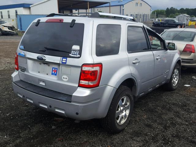 1FMCU5K36CKA42294 - 2012 FORD ESCAPE HYB SILVER photo 4