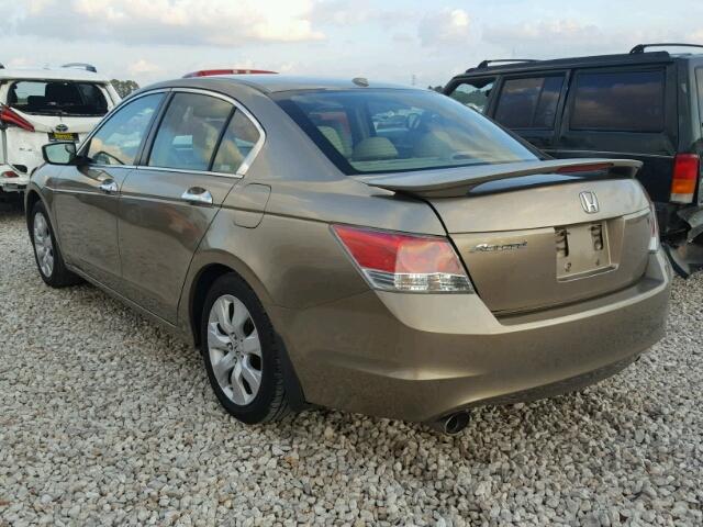 1HGCP36808A060858 - 2008 HONDA ACCORD GOLD photo 3