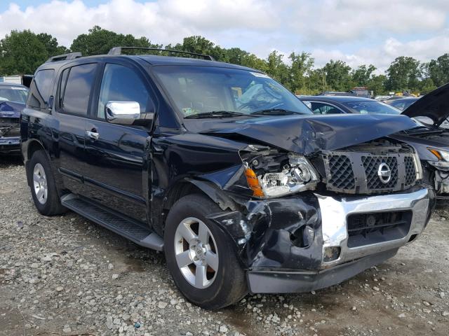 5N1AA08A44N736488 - 2004 NISSAN ARMADA SE BLACK photo 1