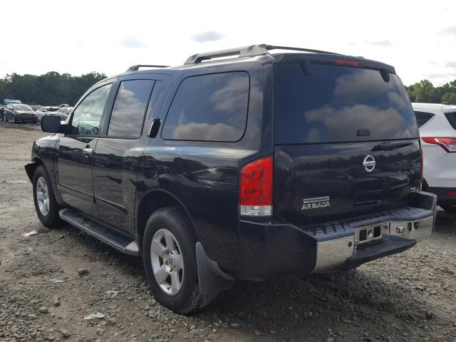 5N1AA08A44N736488 - 2004 NISSAN ARMADA SE BLACK photo 3