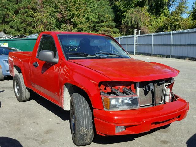 1GCCS148X68238431 - 2006 CHEVROLET COLORADO RED photo 1