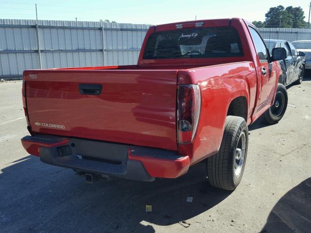 1GCCS148X68238431 - 2006 CHEVROLET COLORADO RED photo 4