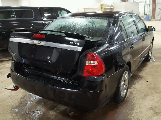 1G1ZT57NX7F144278 - 2007 CHEVROLET MALIBU LT BLACK photo 4