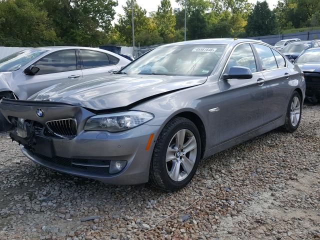 WBAXH5C53DD114033 - 2013 BMW 528 XI GRAY photo 2