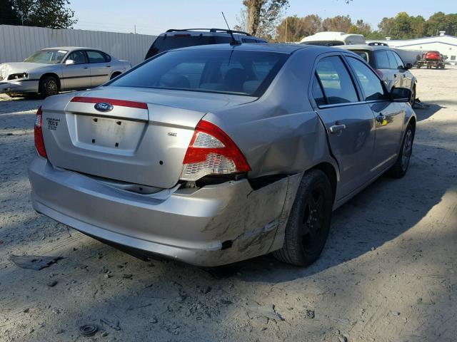 3FAHP0HA0AR157238 - 2010 FORD FUSION SILVER photo 4