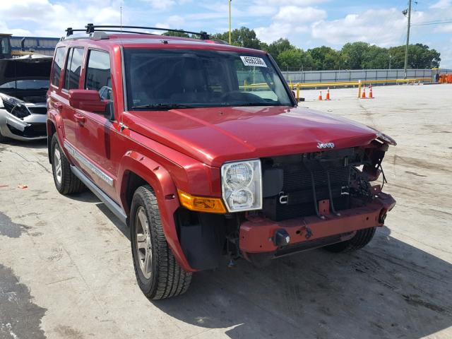 1J8HH58P29C543736 - 2009 JEEP COMMANDER RED photo 1