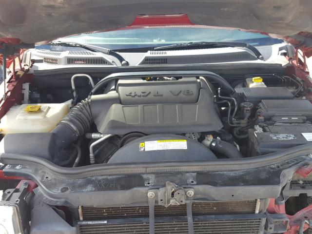 1J8HH58P29C543736 - 2009 JEEP COMMANDER RED photo 7