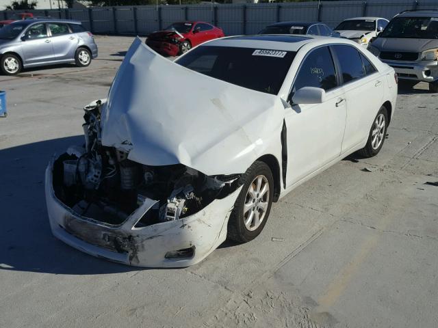 4T1BF3EK5AU561559 - 2010 TOYOTA CAMRY BASE WHITE photo 2