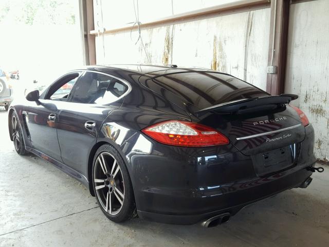 WP0AC2A7XBL090522 - 2011 PORSCHE PANAMERA T BLACK photo 3