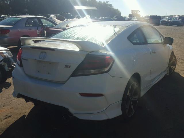 2HGFG4A55EH702407 - 2014 HONDA CIVIC SI WHITE photo 4