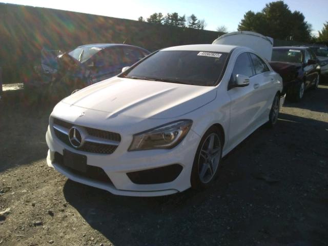 WDDSJ4EB3FN186495 - 2015 MERCEDES-BENZ CLA 250 WHITE photo 2