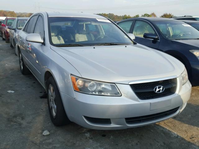 5NPET46C08H349020 - 2008 HYUNDAI SONATA GLS SILVER photo 1