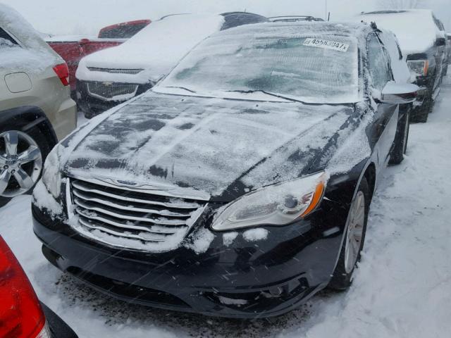 1C3CCBCGXDN514816 - 2013 CHRYSLER 200 LIMITE BLACK photo 2