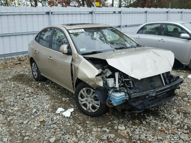 KMHDU4AD8AU081558 - 2010 HYUNDAI ELANTRA BL TAN photo 1