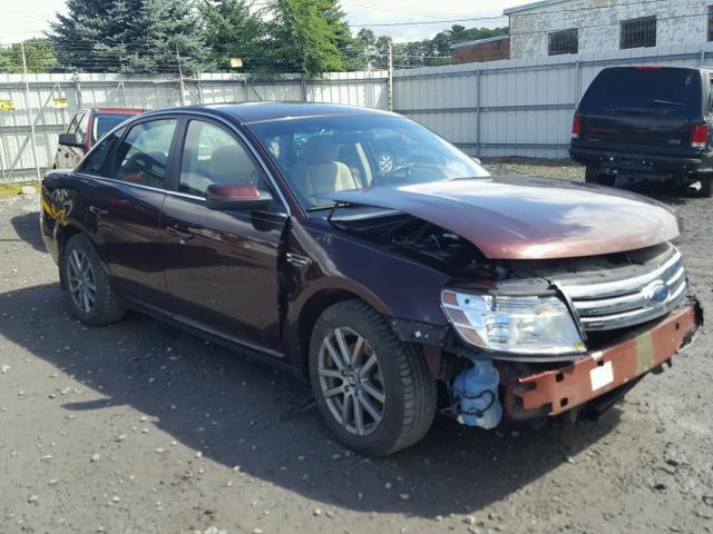 1FAHP24W09G100084 - 2009 FORD TAURUS SEL BURGUNDY photo 1