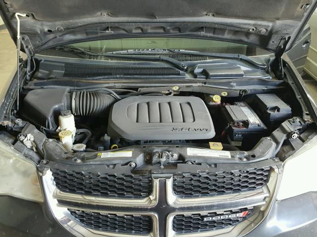 2C4RDGCG6CR310404 - 2012 DODGE GRAND CARA CHARCOAL photo 7