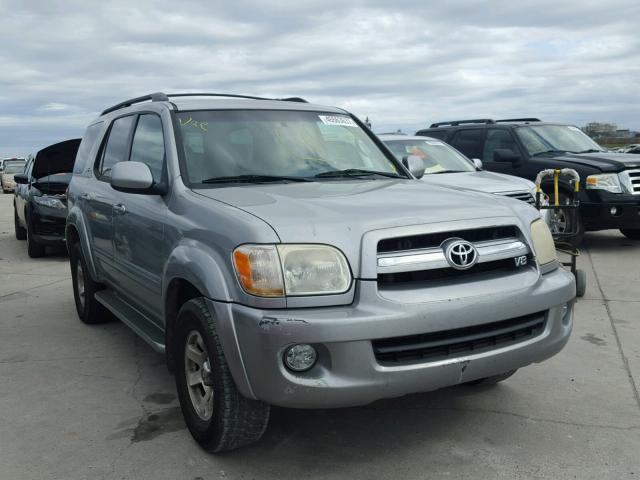 5TDZT34A06S284268 - 2006 TOYOTA SEQUOIA SR SILVER photo 1