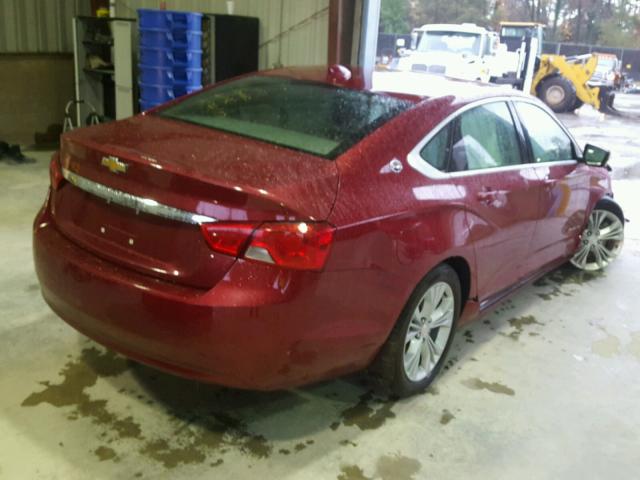 2G1115SL6F9245897 - 2015 CHEVROLET IMPALA LT RED photo 4