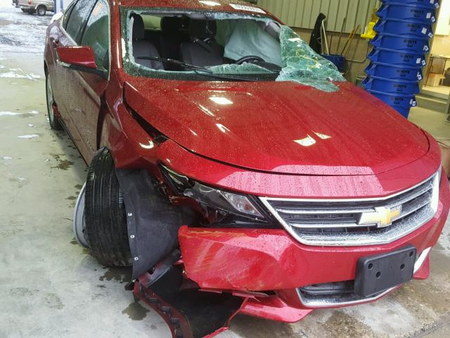 2G1115SL6F9245897 - 2015 CHEVROLET IMPALA LT RED photo 9