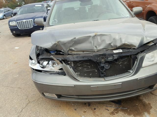 KMHFC46F96A116395 - 2006 HYUNDAI AZERA GREEN photo 9