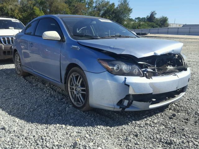 JTKDE167080225276 - 2008 TOYOTA SCION TC BLUE photo 1