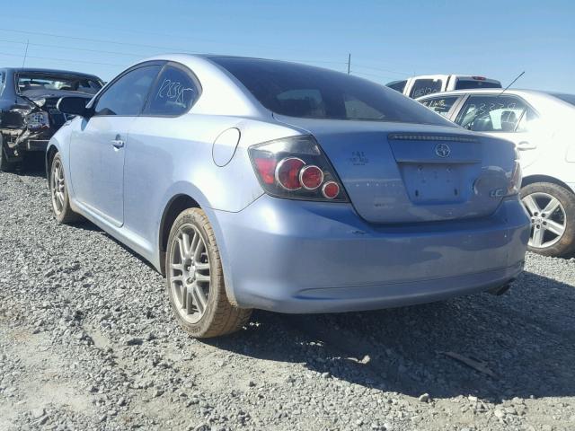 JTKDE167080225276 - 2008 TOYOTA SCION TC BLUE photo 3