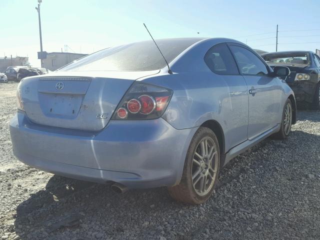 JTKDE167080225276 - 2008 TOYOTA SCION TC BLUE photo 4