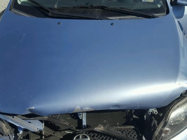 JTKDE167080225276 - 2008 TOYOTA SCION TC BLUE photo 7