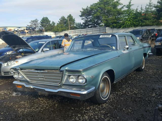 8143168695 - 1964 CHRYSLER NEWPORT BLUE photo 2