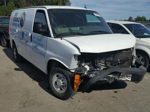 1GCWGFFF9F1107300 - 2015 CHEVROLET EXPRESS G2 WHITE photo 1