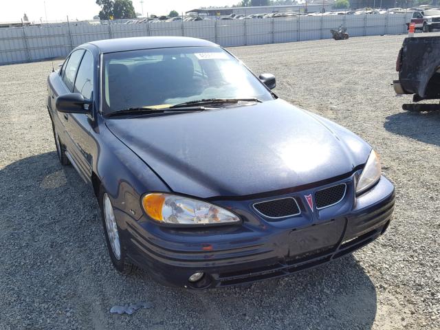 1G2NF52E61M579696 - 2001 PONTIAC GRAND AM S BLUE photo 1