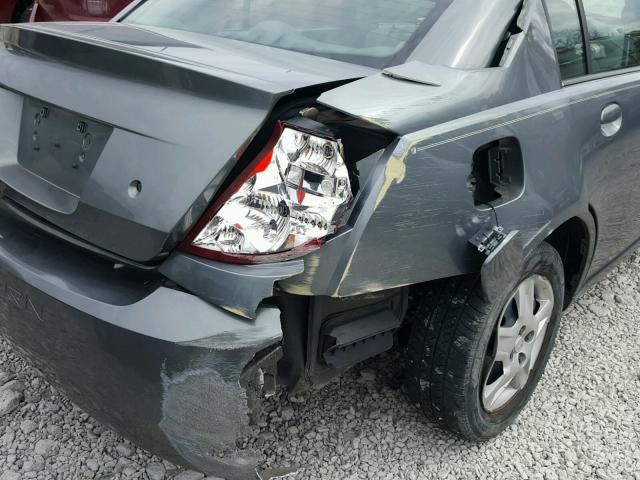 1G8AJ55F56Z160210 - 2006 SATURN ION LEVEL GRAY photo 9